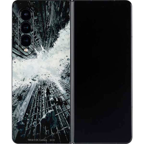 DC Comics Batman Dark Knight Rises Poster Galaxy Z Fold4 5G Skin